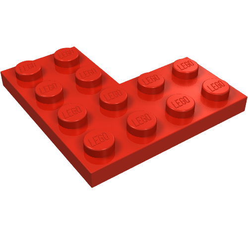 Part 2639 - Plate 4 x 4 Corner - De BrickPlaats