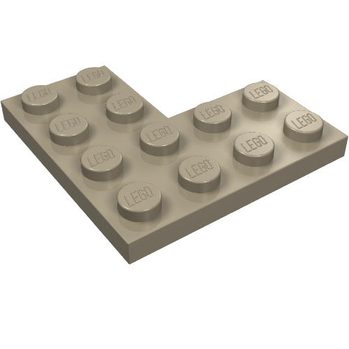 Part 2639 - Plate 4 x 4 Corner - De BrickPlaats