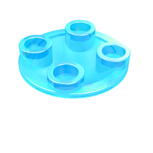 Part 2654 - Plate, Round 2 x 2 with Rounded Bottom (Boat Stud) - De BrickPlaats