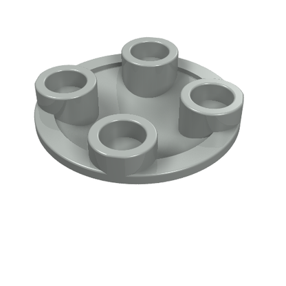 Part 2654 - Plate, Round 2 x 2 with Rounded Bottom (Boat Stud) - De BrickPlaats