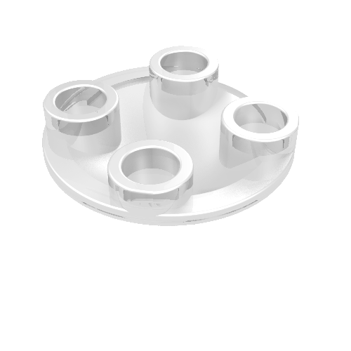 Part 2654 - Plate, Round 2 x 2 with Rounded Bottom (Boat Stud) - De BrickPlaats