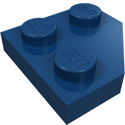 Part 26601 - Wedge, Plate 2 x 2 Cut Corner - De BrickPlaats