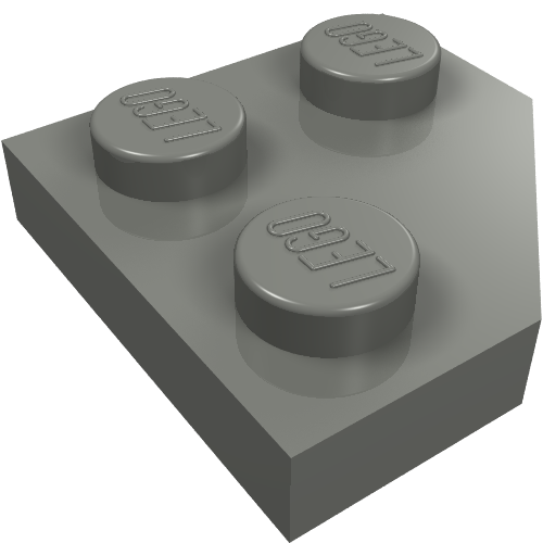 Part 26601 - Wedge, Plate 2 x 2 Cut Corner - De BrickPlaats