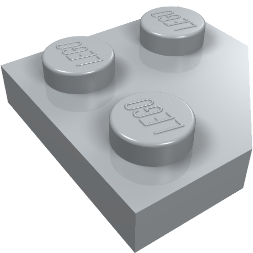 Part 26601 - Wedge, Plate 2 x 2 Cut Corner - De BrickPlaats