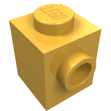 Part 26604 - Brick, Modified 1 x 1 with Studs on 2 Sides, Adjacent - De BrickPlaats