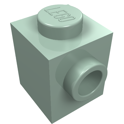 Part 26604 - Brick, Modified 1 x 1 with Studs on 2 Sides, Adjacent - De BrickPlaats