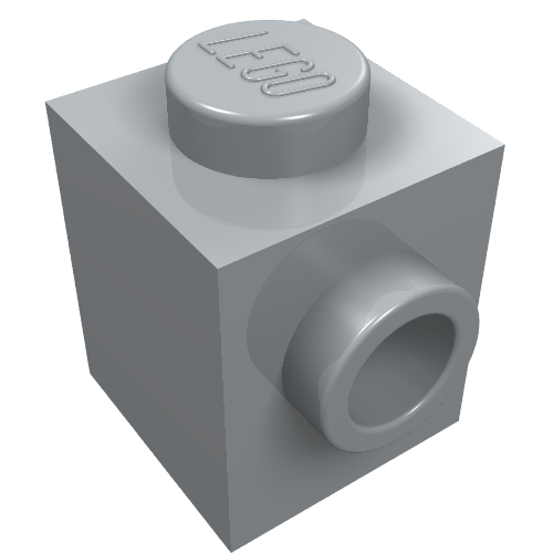 Part 26604 - Brick, Modified 1 x 1 with Studs on 2 Sides, Adjacent - De BrickPlaats