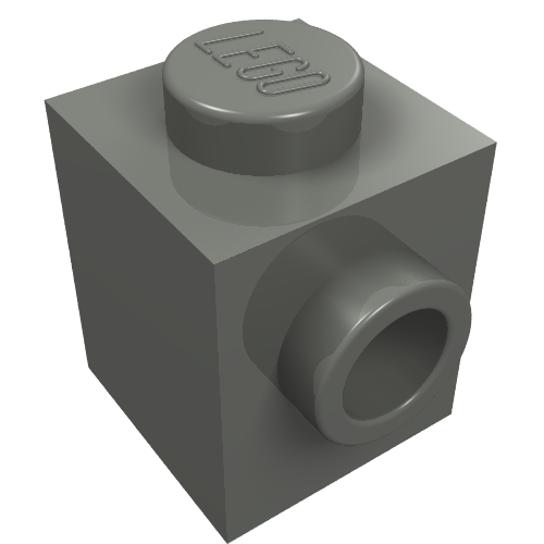 Part 26604 - Brick, Modified 1 x 1 with Studs on 2 Sides, Adjacent - De BrickPlaats