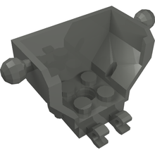 Part 27168 - Cockpit 4 x 2 x 3 with Pin Hole, 2 Clips, and Tow Ball on Sides - De BrickPlaats