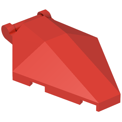 Part 27262 - Windscreen 6 x 4 x 1 Hexagonal with Bar Handle - De BrickPlaats