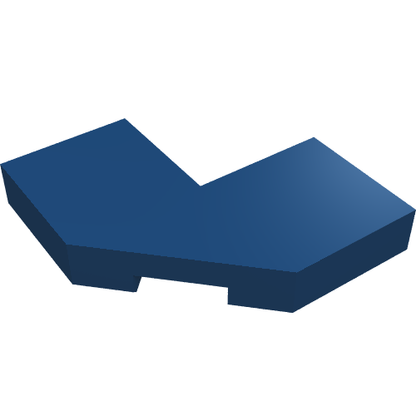 Part 27263 - Tile, Modified Facet 2 x 2 - De BrickPlaats