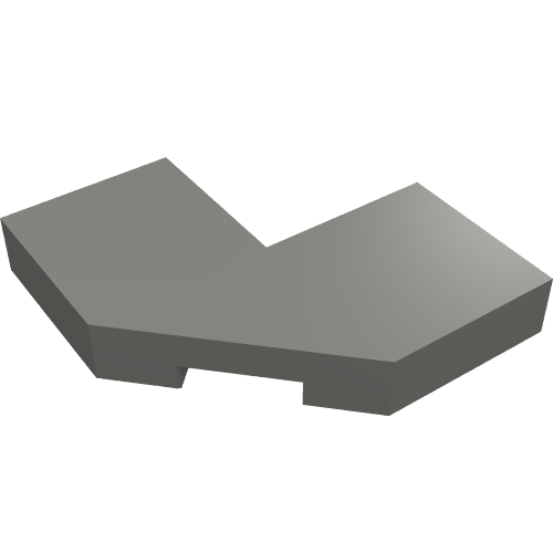 Part 27263 - Tile, Modified Facet 2 x 2 - De BrickPlaats