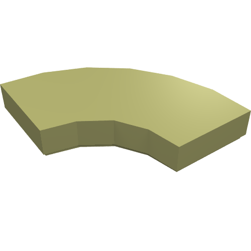 Part 27925 - Tile, Round Corner 2 x 2 Macaroni - De BrickPlaats