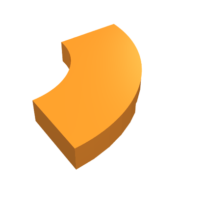 Part 27925 - Tile, Round Corner 2 x 2 Macaroni - De BrickPlaats