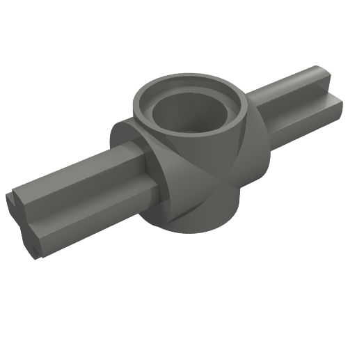 Part 27940 - Technic, Axle and Pin Connector Hub with 2 Axles - De BrickPlaats