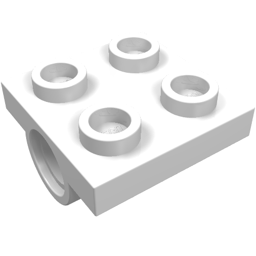 Part 2817 - Plate, Modified 2 x 2 with Pin Holes - De BrickPlaats
