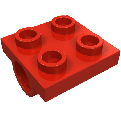 Part 2817 - Plate, Modified 2 x 2 with Pin Holes - De BrickPlaats