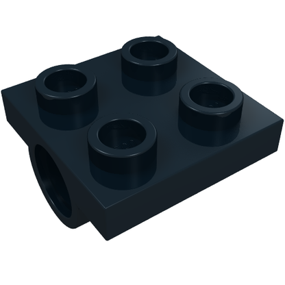 Part 2817 - Plate, Modified 2 x 2 with Pin Holes - De BrickPlaats