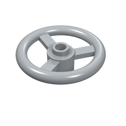Part 2819 - Technic, Steering Wheel Small, 3 Studs Diameter - De BrickPlaats