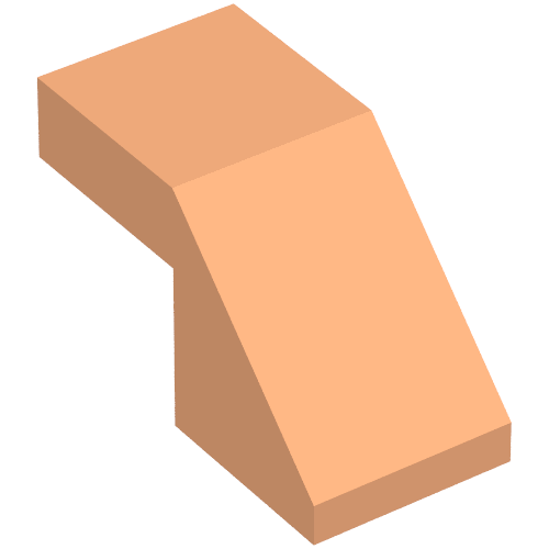 Part 28192 - Slope 45 2 x 1 with Cutout without Stud - De BrickPlaats