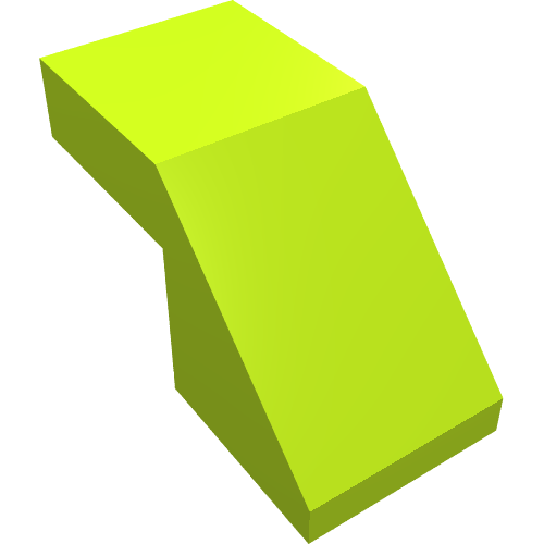 Part 28192 - Slope 45 2 x 1 with Cutout without Stud - De BrickPlaats