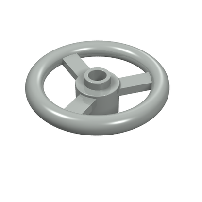 Part 2819 - Technic, Steering Wheel Small, 3 Studs Diameter - De BrickPlaats