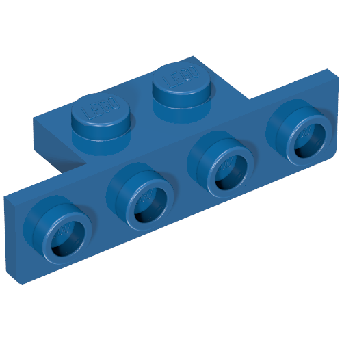 Part 28802 - Bracket 1 x 2 - 1 x 4 with Two Rounded Corners at the Bottom - De BrickPlaats