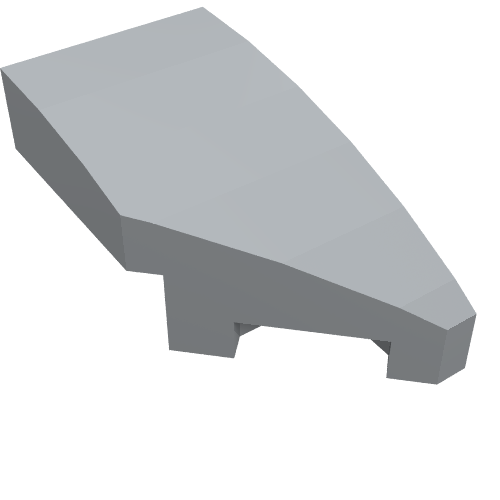Part 29119 - Wedge 2 x 1 x 2/3 Right - De BrickPlaats