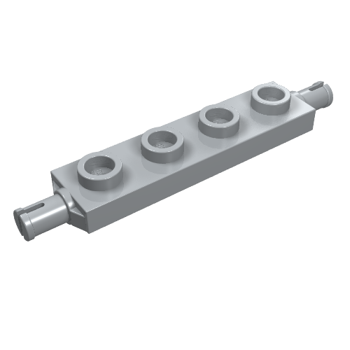 Part 2926 - Plate, Modified 1 x 4 with Wheels Holder - De BrickPlaats