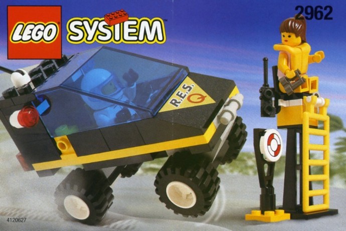 Set 2962 - Res-Q Lifeguard (Life Guard Res-Q) - De BrickPlaats