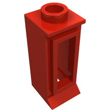 Part 29b - Window 1 x 1 x 2 with Extended Lip, no Glass - De BrickPlaats