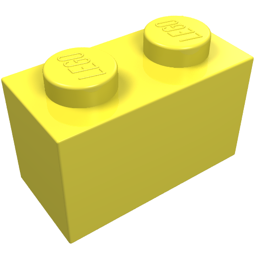 Part 3004 - Brick 1 x 2 - De BrickPlaats