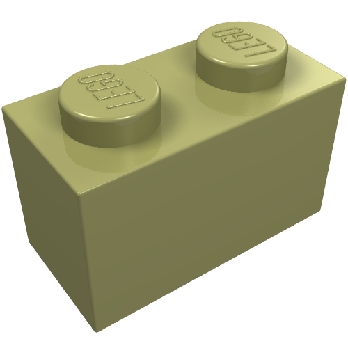 Part 3004 - Brick 1 x 2 - De BrickPlaats