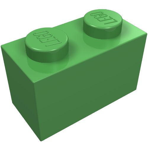 Part 3004 - Brick 1 x 2 - De BrickPlaats