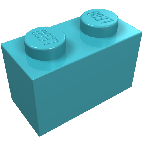 Part 3004 - Brick 1 x 2 - De BrickPlaats