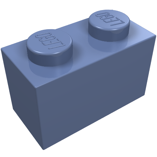 Part 3004 - Brick 1 x 2 - De BrickPlaats