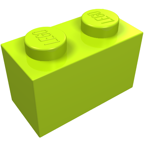 Part 3004 - Brick 1 x 2 - De BrickPlaats
