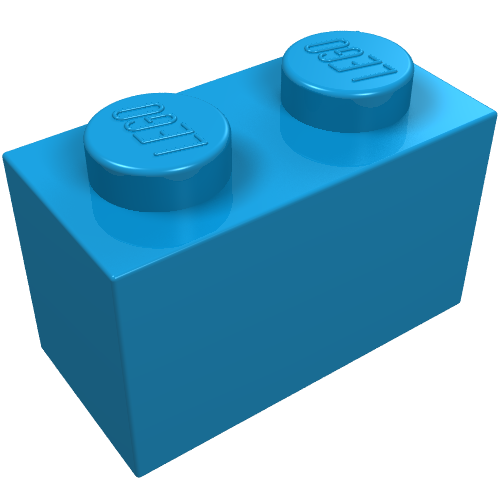 Part 3004 - Brick 1 x 2 - De BrickPlaats