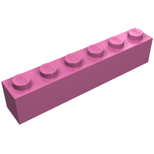 Part 3009 - Brick 1 x 6 - De BrickPlaats