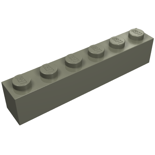 Part 3009 - Brick 1 x 6 - De BrickPlaats