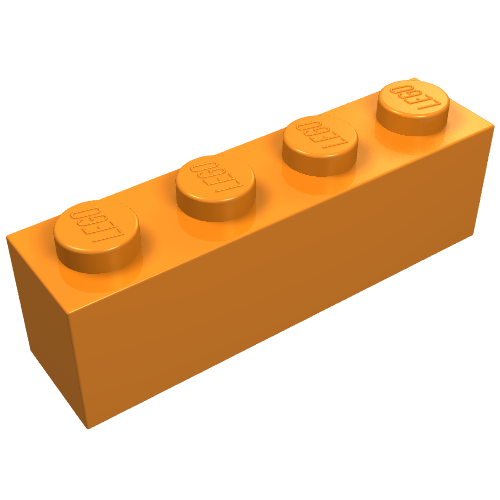 Part 3010 - Brick 1 x 4 - De BrickPlaats