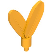 Part 30126 - Minifigure, Plume Feathers with Small Pin - De BrickPlaats