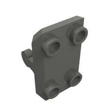 Part 30166 - Plate, Modified 2 x 3 Inverted with 4 Studs and Bar Handle on Bottom (Rocker Plate) - De BrickPlaats