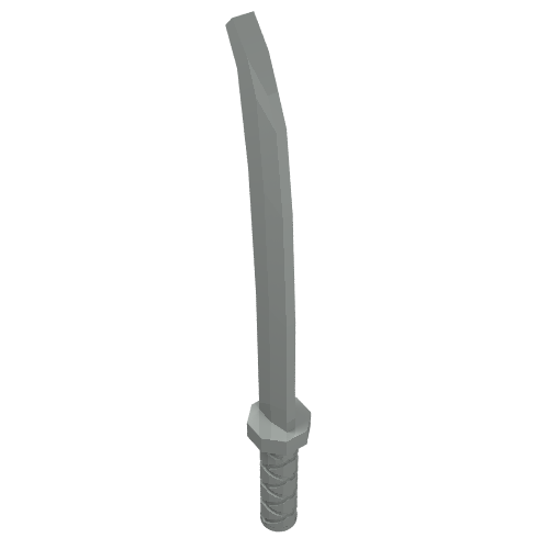 Part 30173 - Minifigure, Weapon Sword, Shamshir/Katana (Octagonal Guard) - De BrickPlaats
