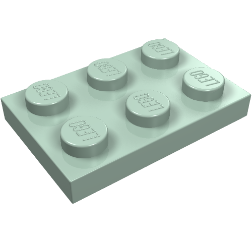 Part 3021 - Plate 2 x 3 - De BrickPlaats