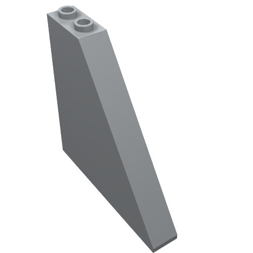 Part 30249 - Slope 55 6 x 1 x 5 without Bottom Stud Holders - De BrickPlaats