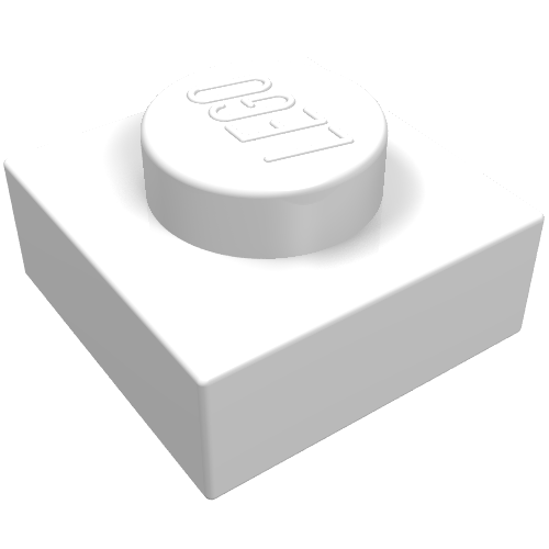 Part 3024 - Plate 1 x 1 - De BrickPlaats