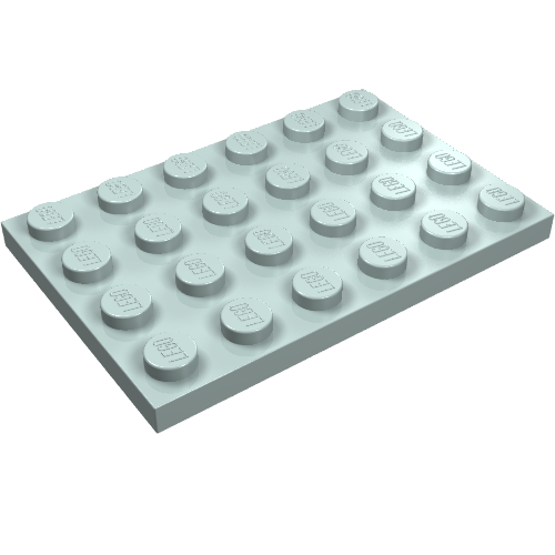 Part 3032 - Plate 4 x 6 - De BrickPlaats