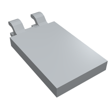 Part 30350b - Tile, Modified 2 x 3 with 2 Open O Clips - De BrickPlaats