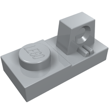 Part 30383 - Hinge Plate 1 x 2 Locking with 1 Finger on Top - De BrickPlaats